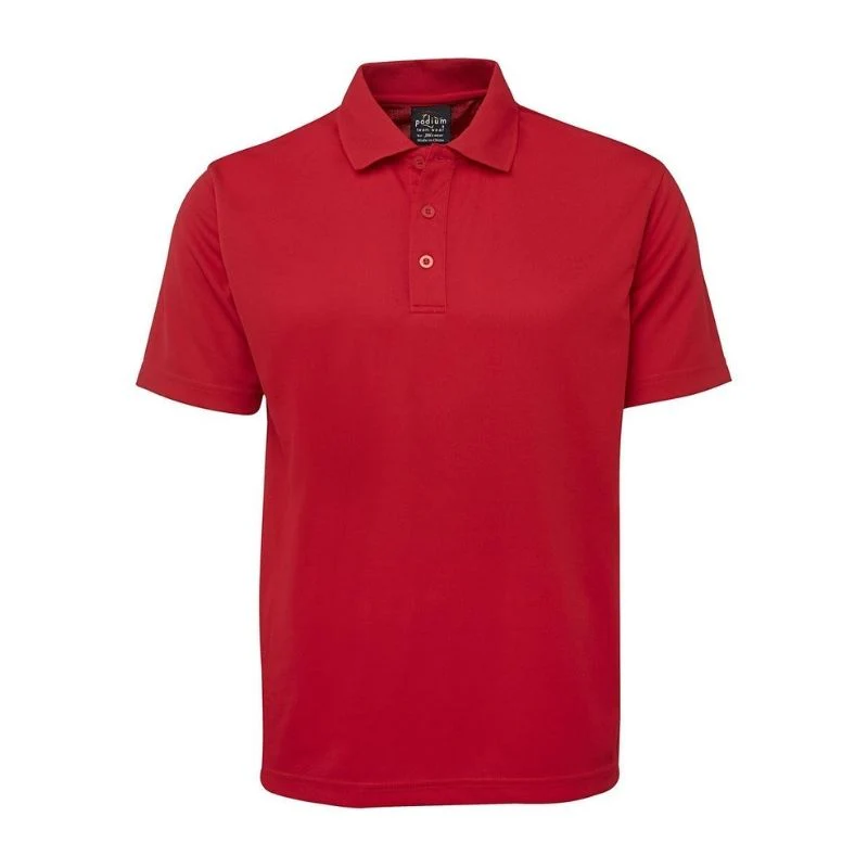 Short Sleeve Poly Polo Mens - Image 2