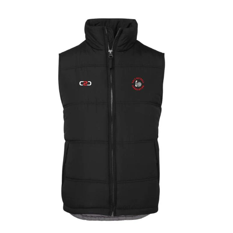 Sale Netball Puffer Vest Black