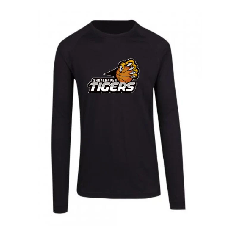 Shoalhaven Basketball Supporter Long Sleeve Tee Black