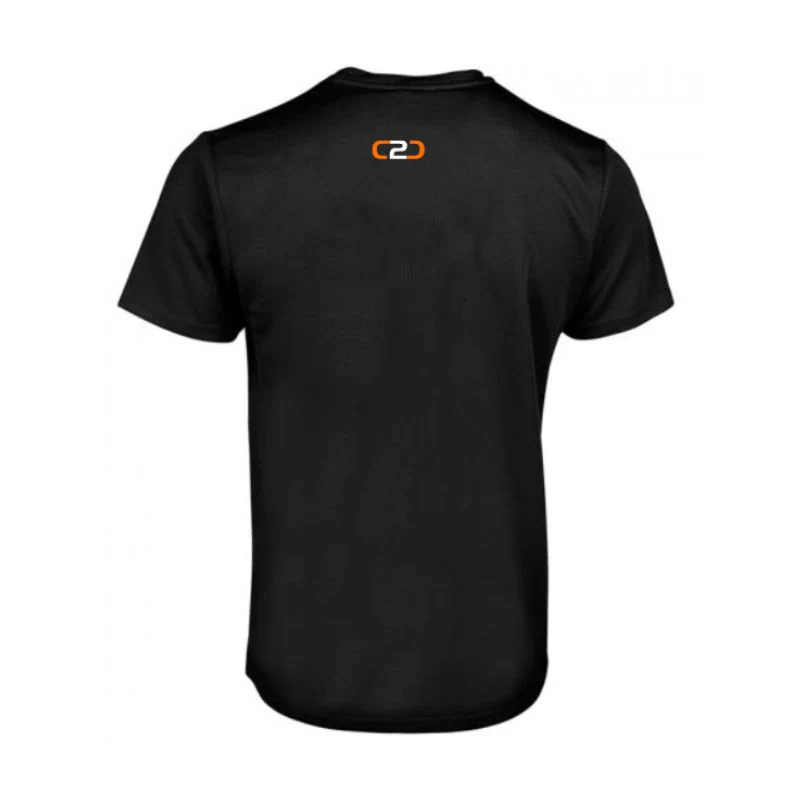 Shoalhaven Basketball Poly Tee Kids Adults Black - Image 2