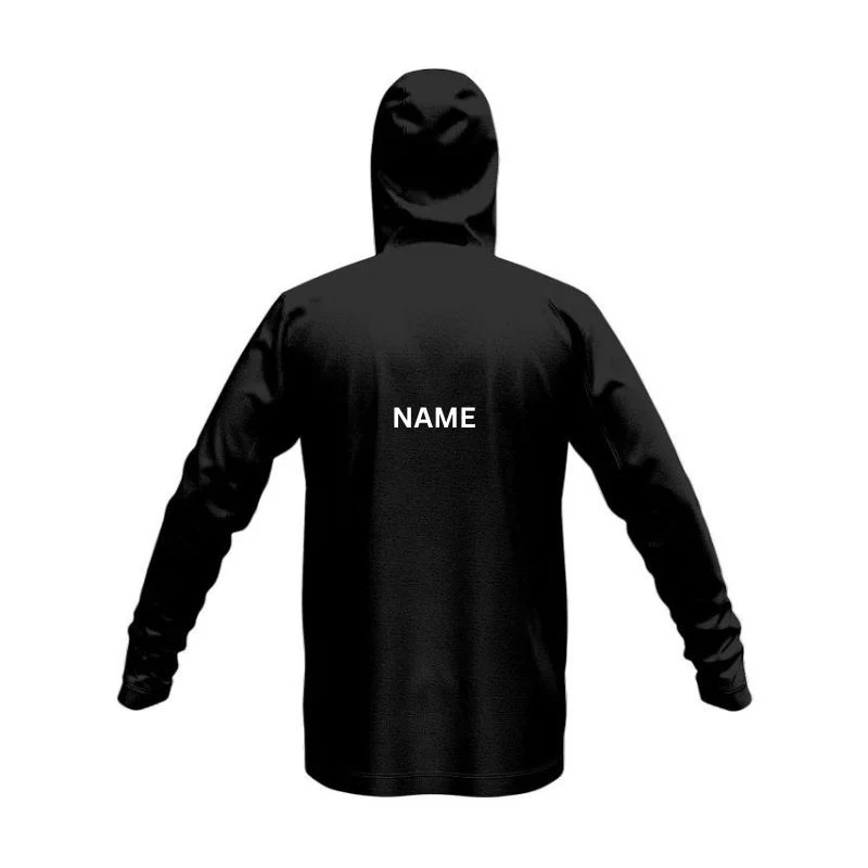Shoalhaven Basketball SlimFit HP Tech Zip Hoodie Black - Image 2