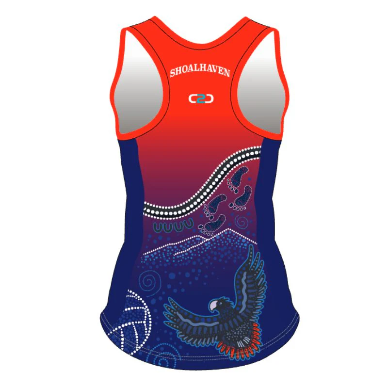 Shoalhaven Netball Singlet No Velcro - Image 3