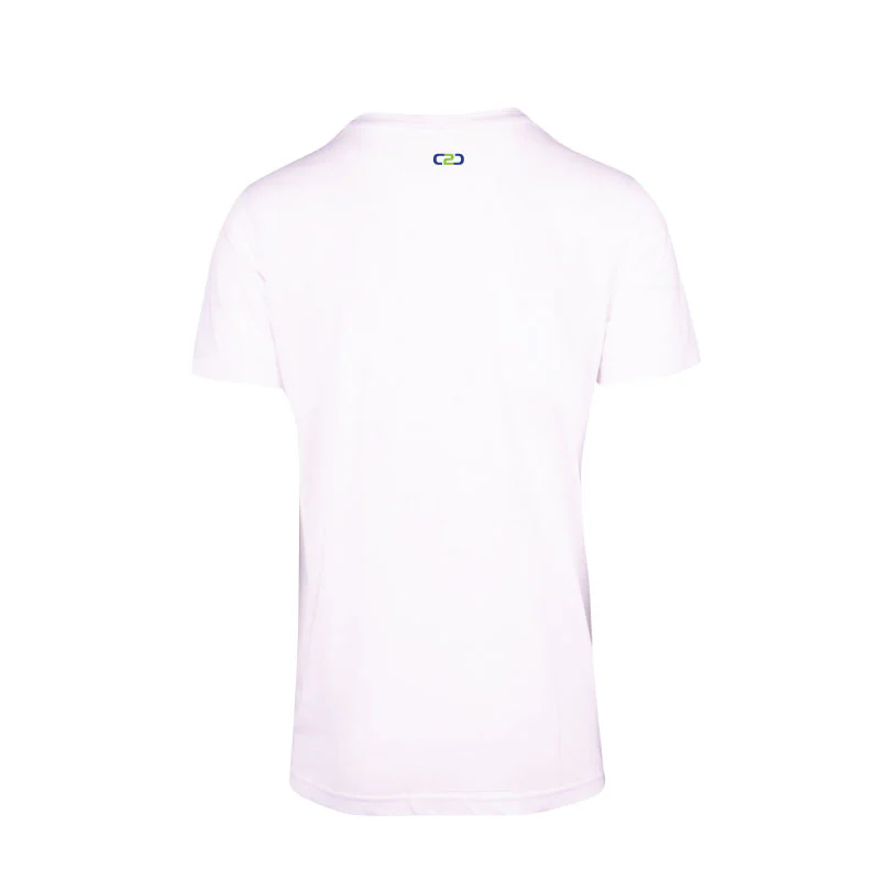 Shoot Football Unisex Modern Fit Tee White - Image 2