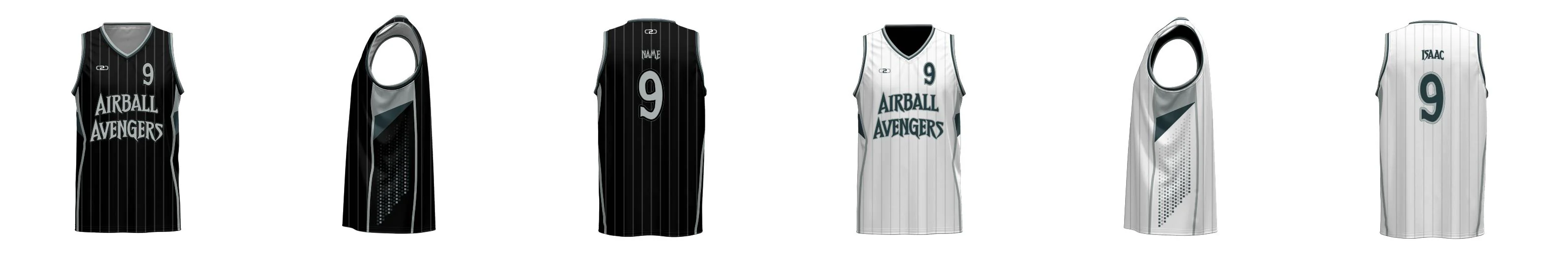 Silver Collection Core V Reversible Basketball Singlet Design Your Own