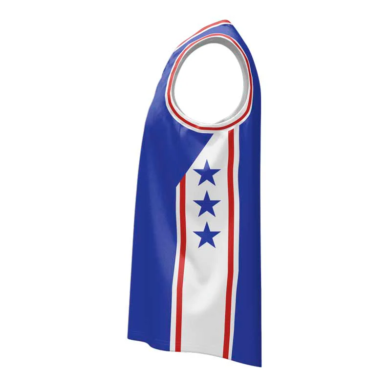 Custom Sixers Core Basketball Singlet - Image 2