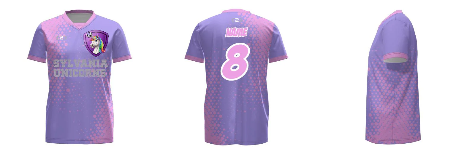 Speckle Core Soccer Jersey Insert V Neck Design Your Own Custom