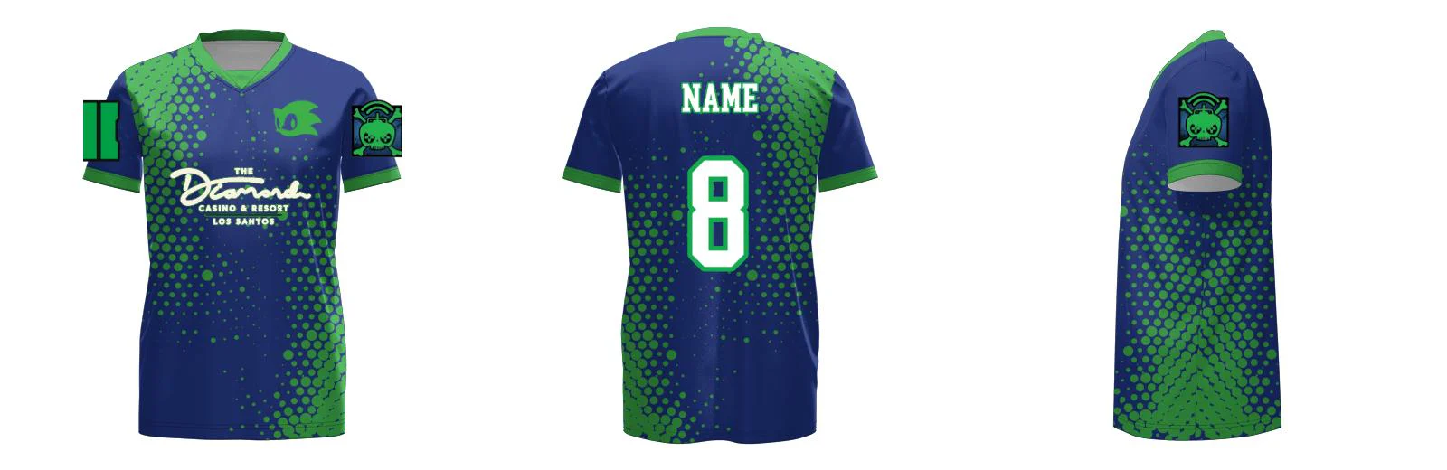 Speckle Core Soccer Jersey Insert V Neck Design Your Own Custom