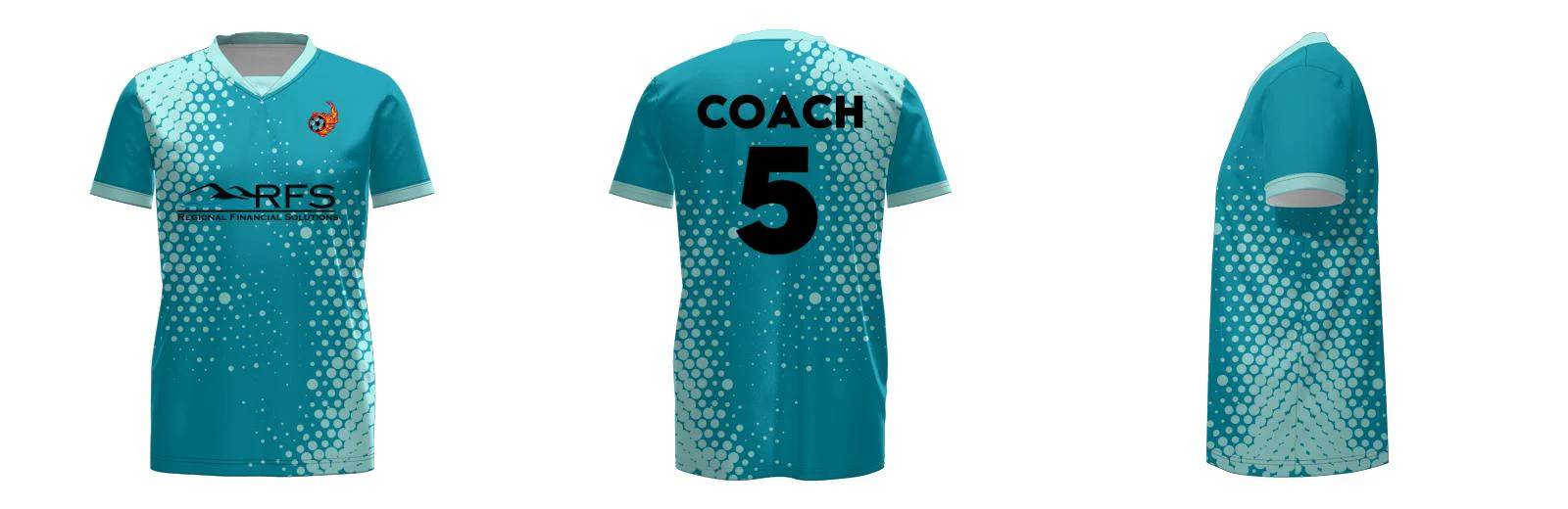 Speckle Core Soccer Jersey Insert V Neck Design Your Own Custom
