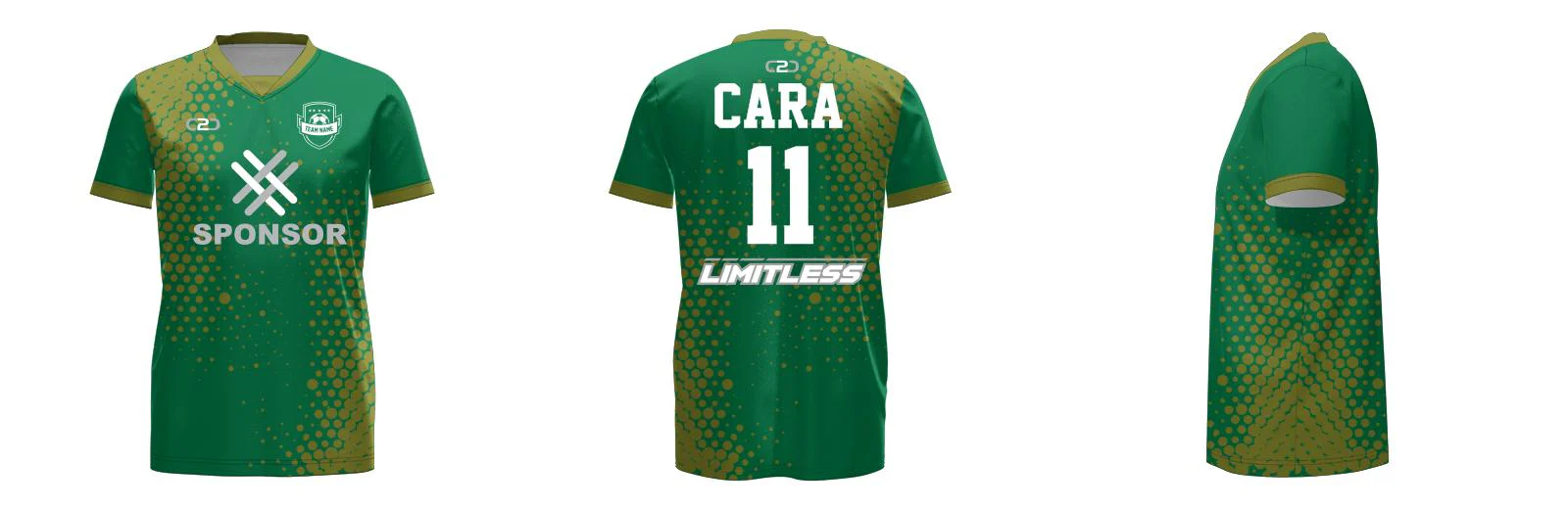 Speckle Core Soccer Jersey Insert V Neck Design Your Own Custom