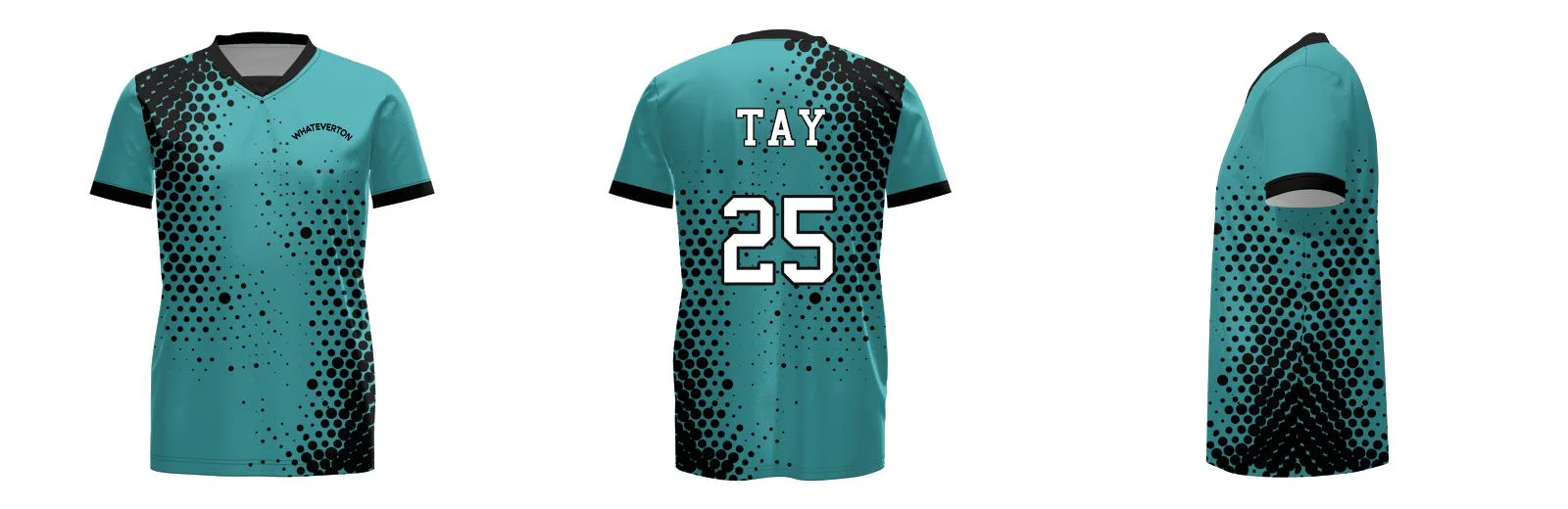 Speckle Core Soccer Jersey Insert V Neck Design Your Own Custom