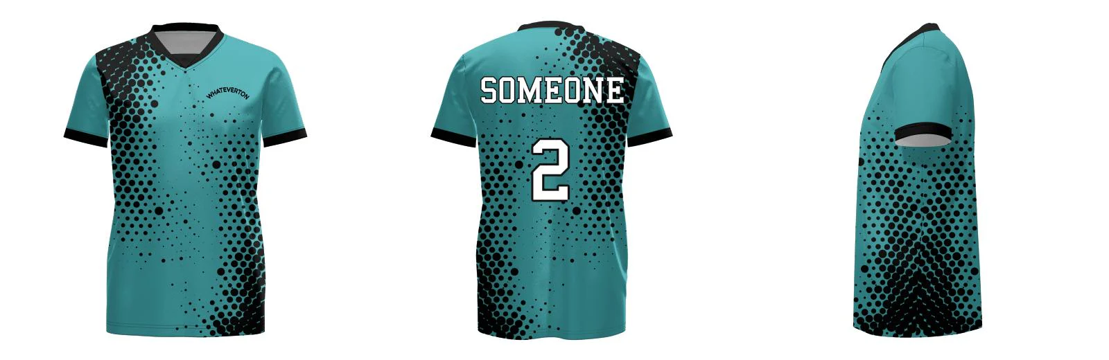 Speckle Core Soccer Jersey Insert V Neck Design Your Own Custom