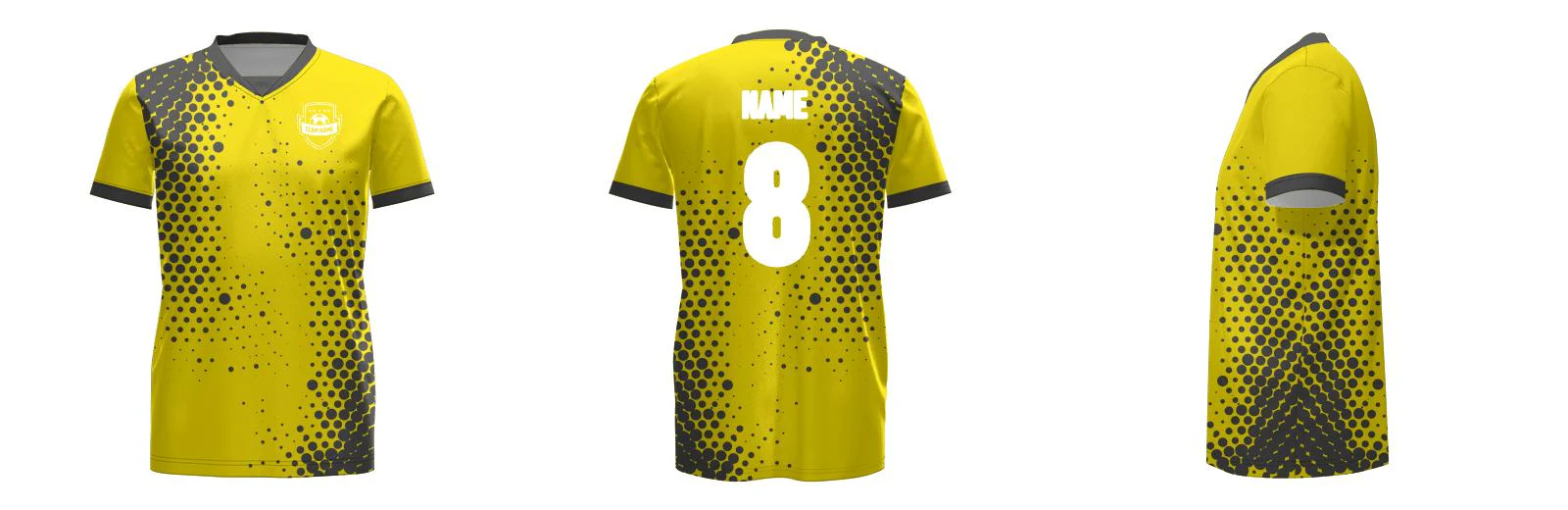 Speckle Core Soccer Jersey Insert V Neck Design Your Own Custom