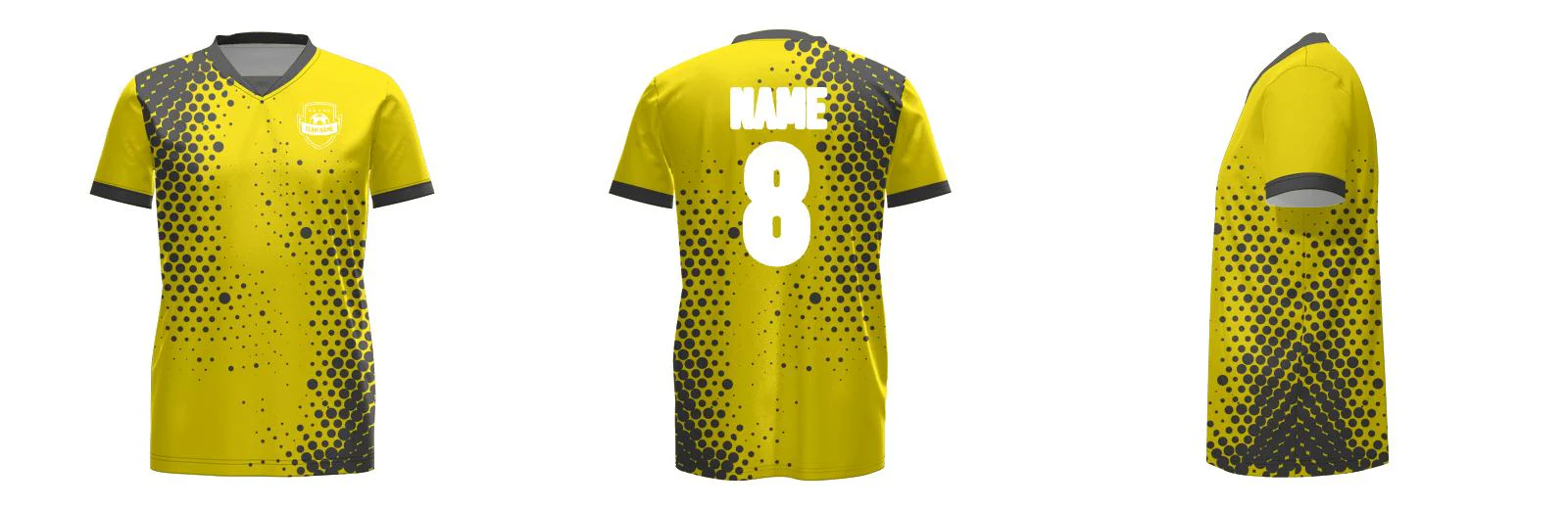 Speckle Core Soccer Jersey Insert V Neck Design Your Own Custom