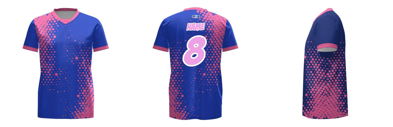 Speckle Core Soccer Jersey Insert V Neck Design Your Own Custom