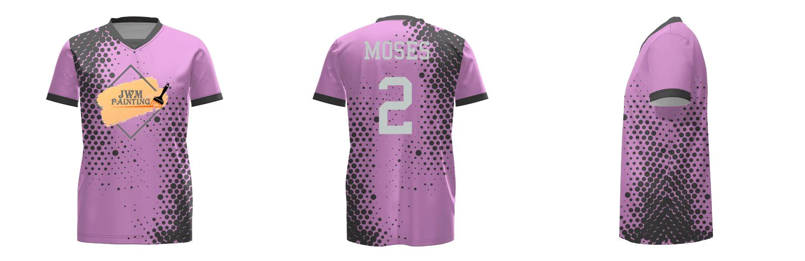 Speckle Core Soccer Jersey Insert V Neck Design Your Own Custom