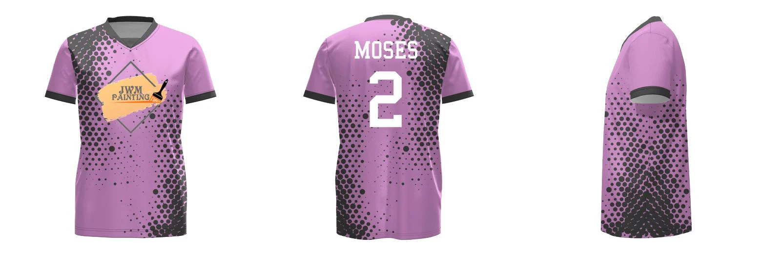 Speckle Core Soccer Jersey Insert V Neck Design Your Own Custom