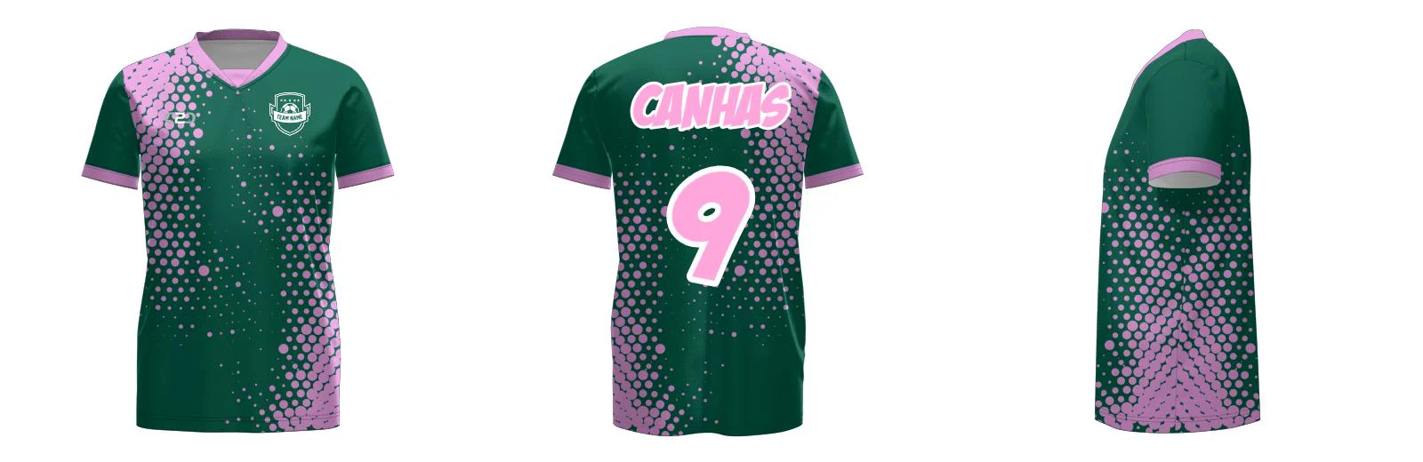 Speckle Core Soccer Jersey Insert V Neck Design Your Own Custom