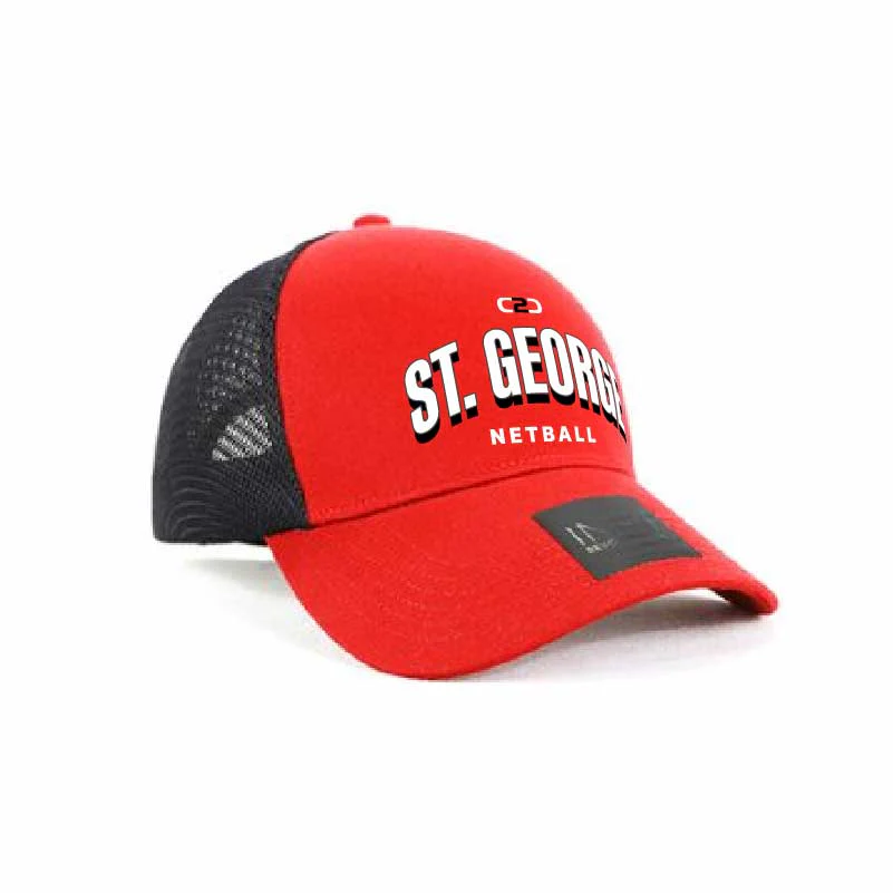 St George Netball Cotton/Mesh Trucker Cap