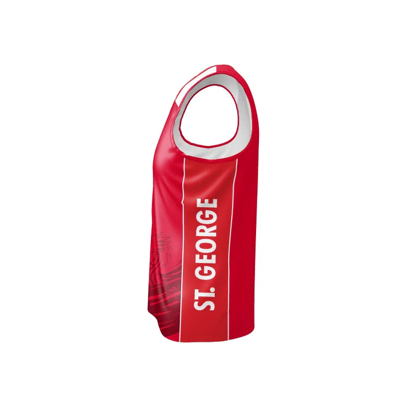 St George Netball Development Training Singlet No velcro - Image 2