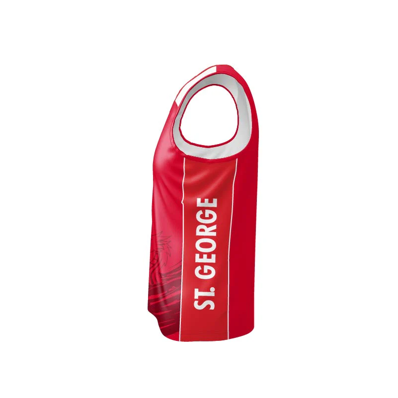 St George Netball Training Singlet No velcro - Image 2