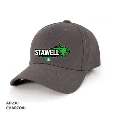 Stawell Wildcats Cap Charcoal