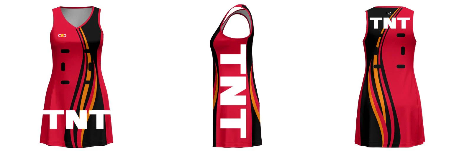 Steam Core Netball Dress Custom Design Your Own