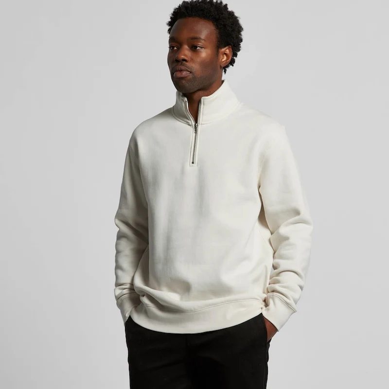 AS Colour Stencil Half Zip Crew - Image 4