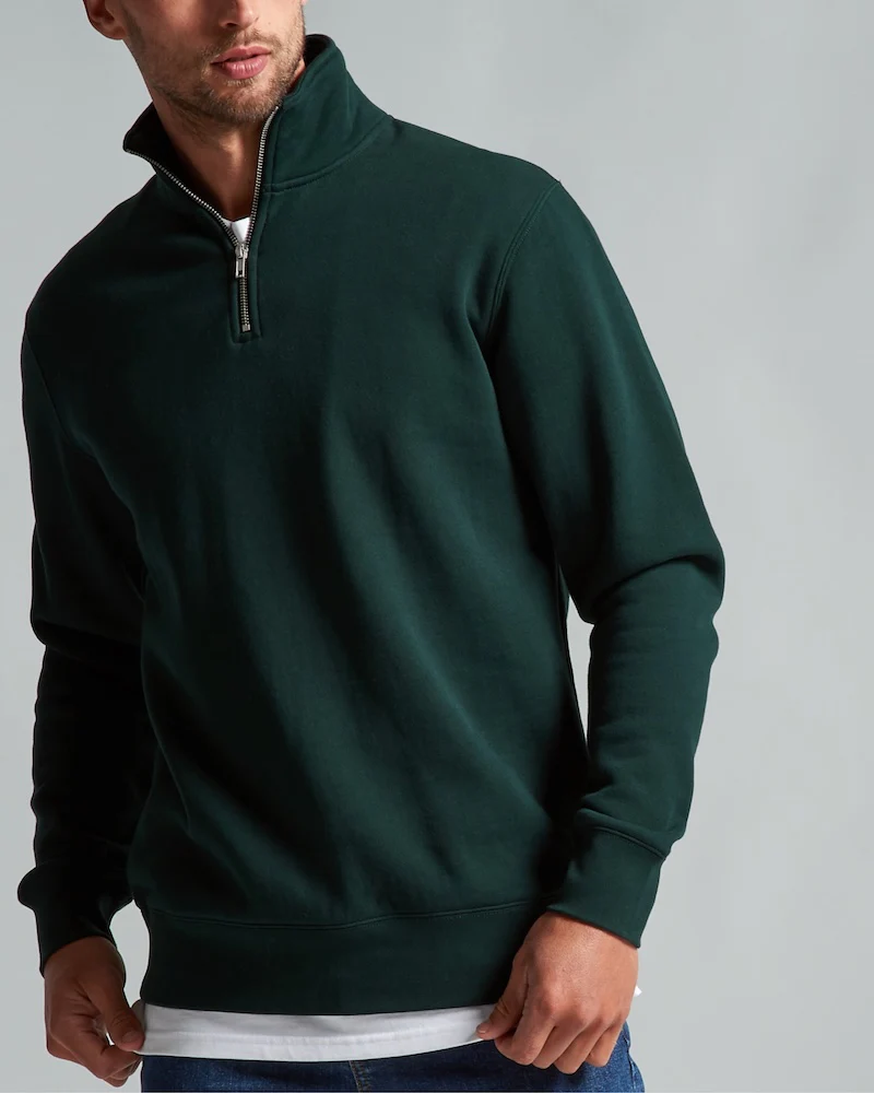 AS Colour Stencil Half Zip Crew - Image 9
