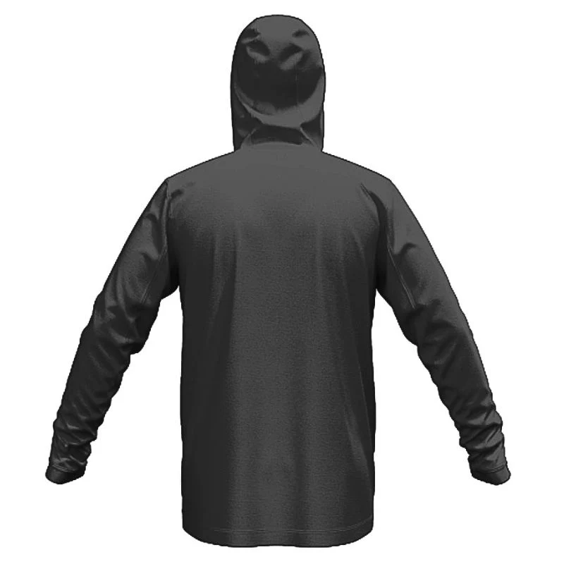 Fleece Pullover Hoodie Dark Grey Marle - Image 8