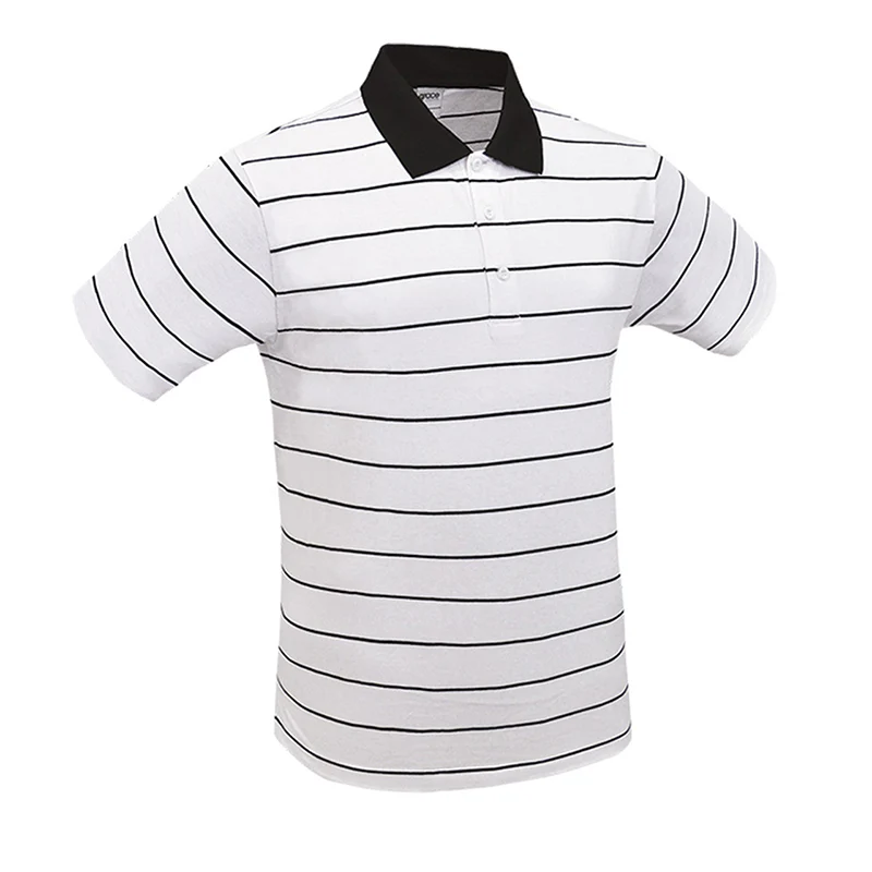 Stripes Polo Mens - Image 4