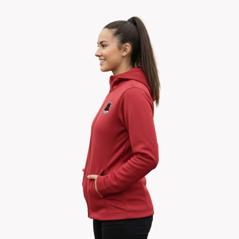 Glide SlimFit HP Tech Zip Hoodie Red - Image 3