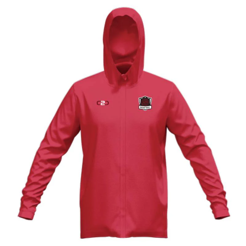 Glide SlimFit HP Tech Zip Hoodie Red - Image 4