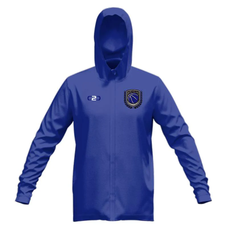 Glide SlimFit HP Tech Zip Hoodie Royal - Image 3