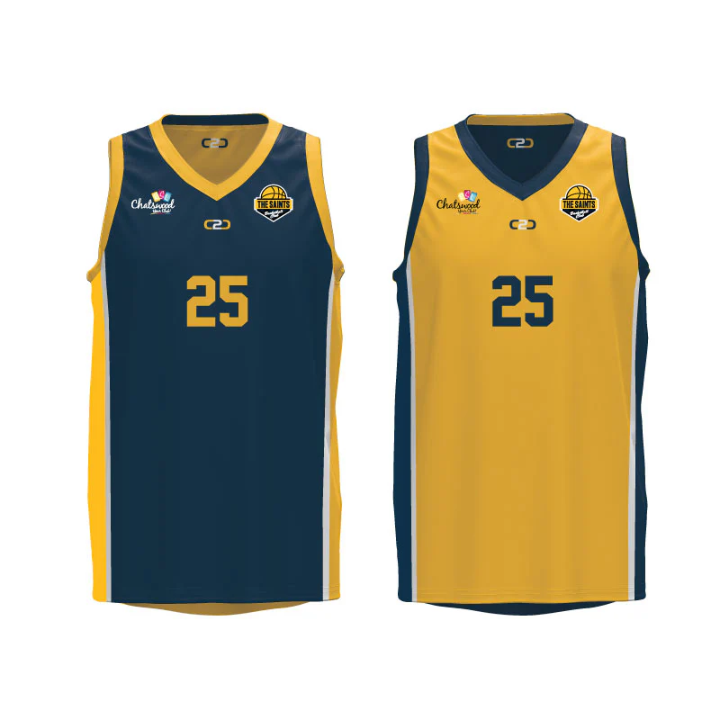 The Saints Basketball Core Reversible Singlet