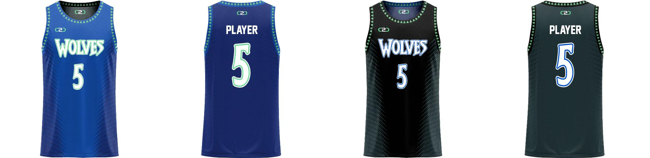 Timberwolves City Core Reversible Basketball Singlet Design Your Own Custom