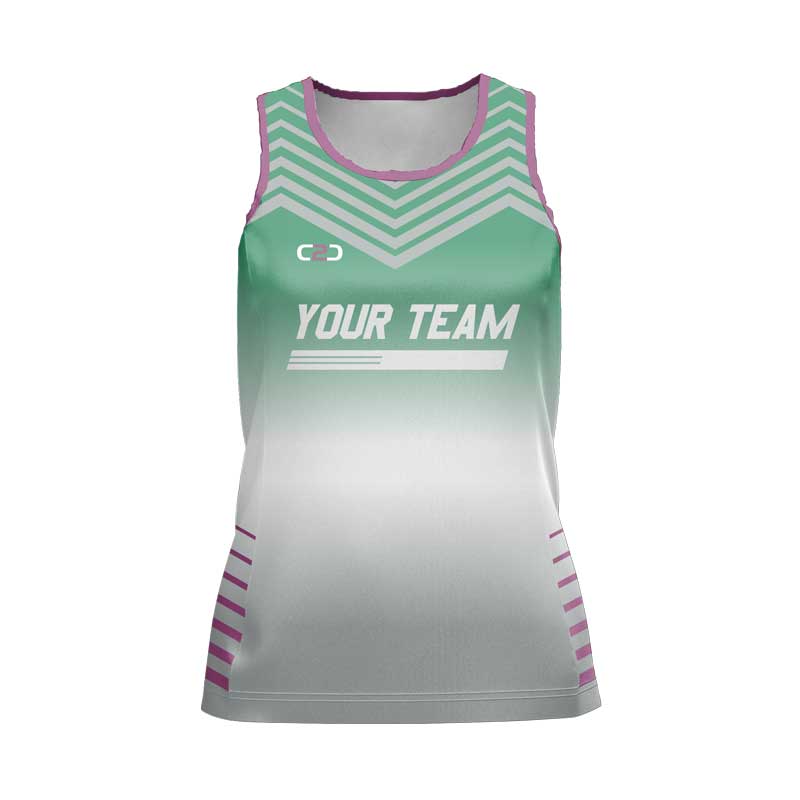 Athletic Singlet 6 Ladies SemiRacerback Design Your Own Custom