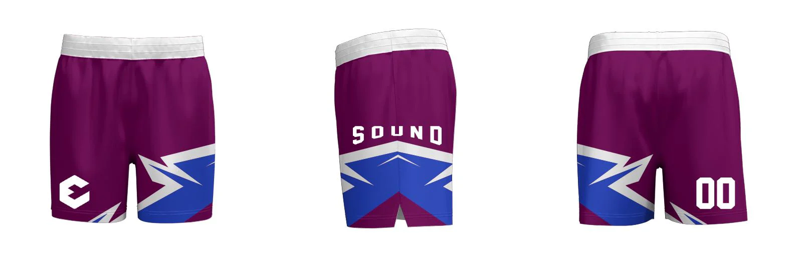Undefeated Core Shorts High Thigh Design Your Own Custom