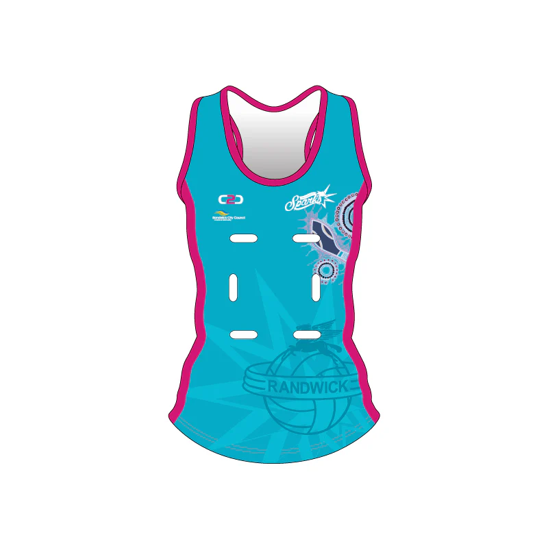 UTS Sparks Netball Singlet with Velcro