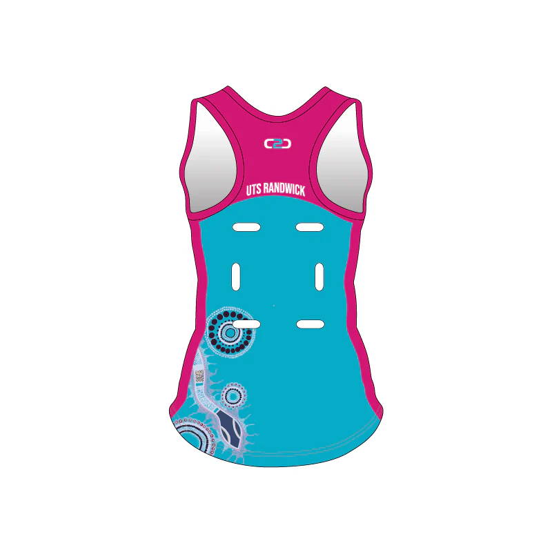 UTS Sparks Netball Singlet with Velcro - Image 3