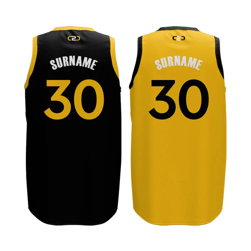 Custom Warriors City Core V Reversible Basketball Singlet - Image 2