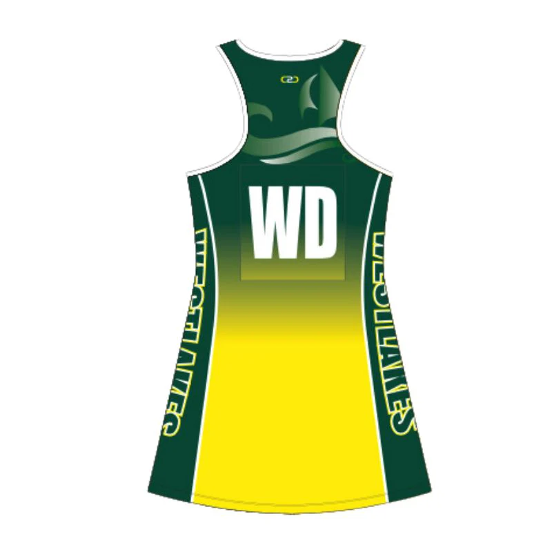 West Lakes Netball Playing Dress - Image 3