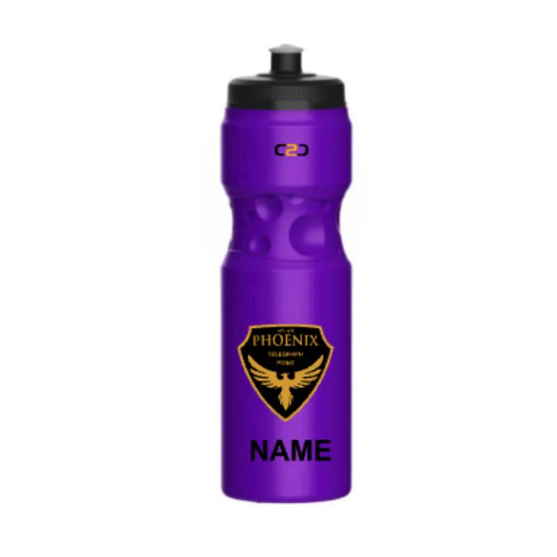 Western Phoenix Football Drink Bottle Purple