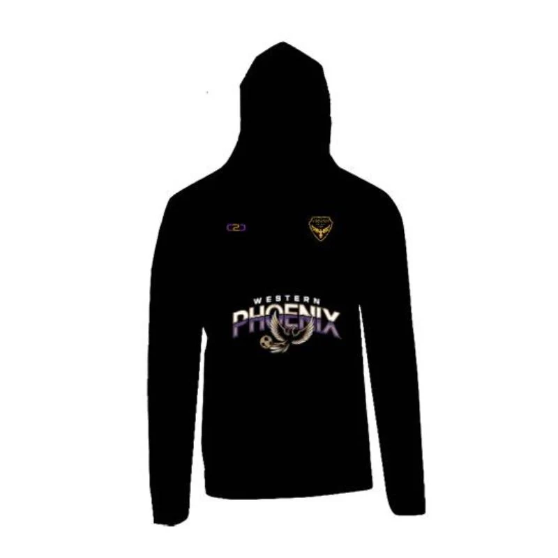 Western Phoenix Pullover Hoodie Black