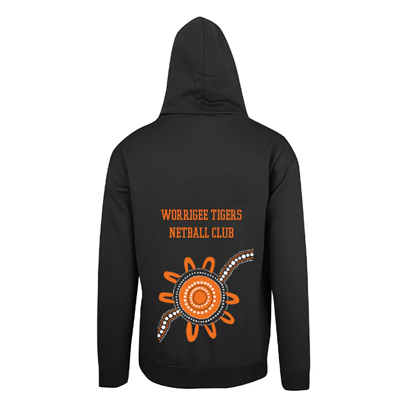 Worrigee Tigers Team Hoodie Mens - Image 2
